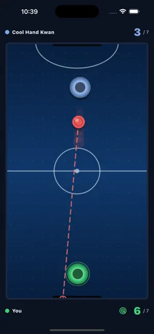 Puckora: Air Hockey 2 Player screenshot 1