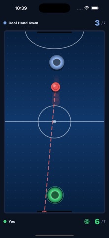 Puckora: Air Hockey 2 Player iPhone screenshot