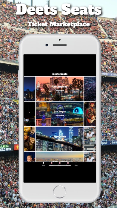 Deets Seats - Event Tickets iPhone screenshot 9 - Entertainment app