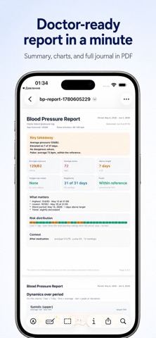 Blood Pressure Log & Pulse Screenshot 7 of 9