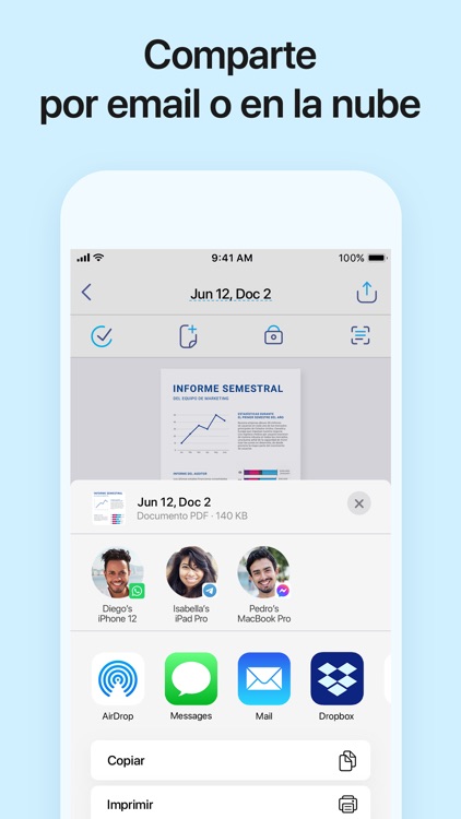 iScanner: PDF Scanner App, OCR screenshot-3