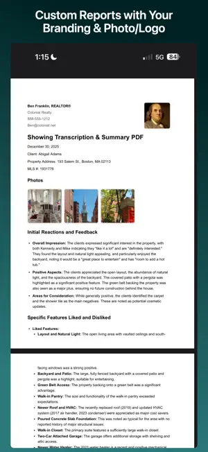 RealEstateAI: Notes & Meetings screenshot 3