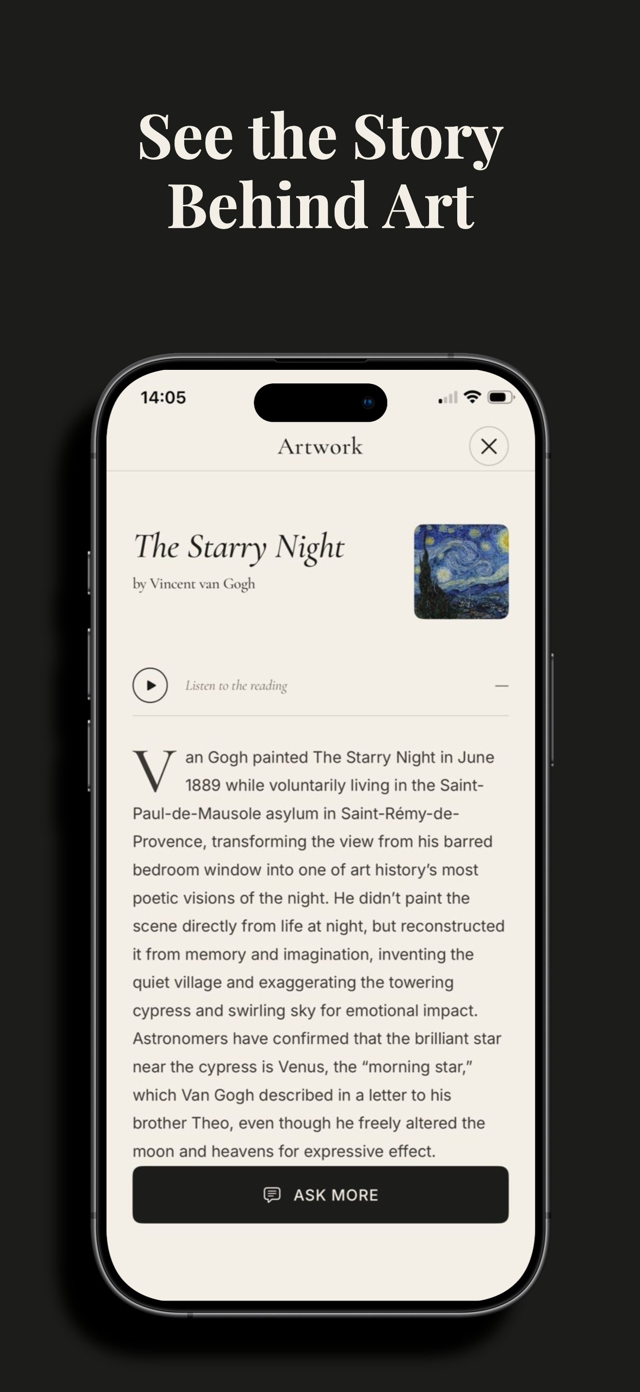 Artum: AI Art Scanner & Guide screenshot 3