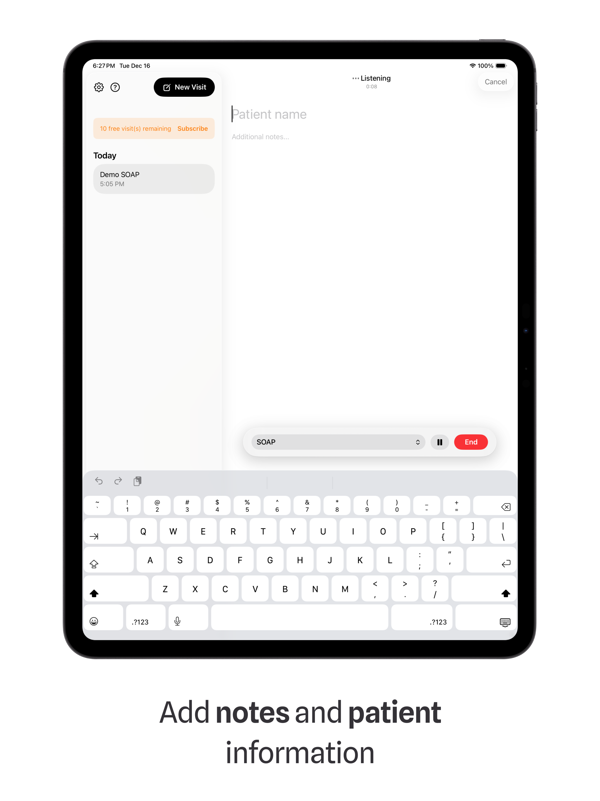Medical Scribe screenshot 8