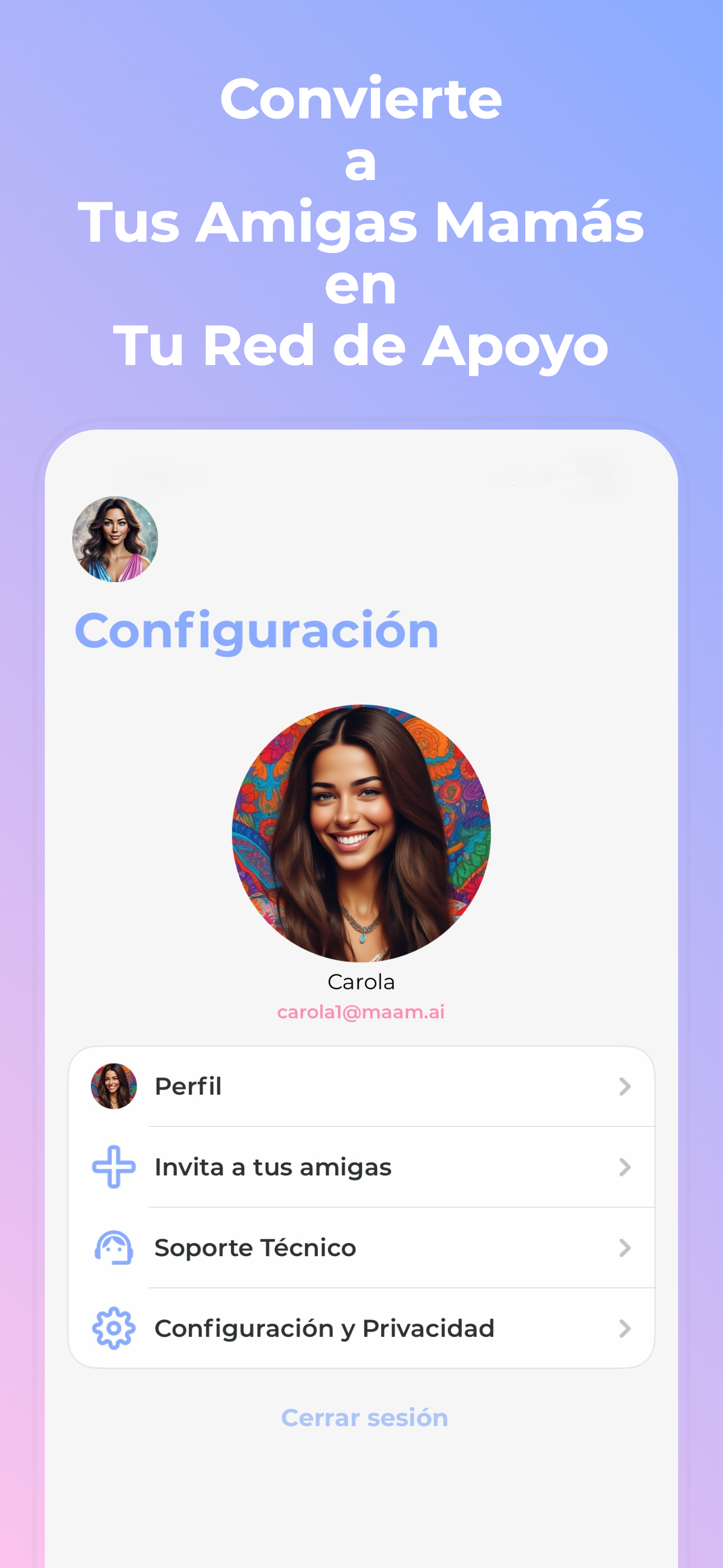 Maam, la amiga de las mamás