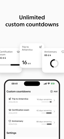 Remain: Time Left Widget Screenshot 3 of 4