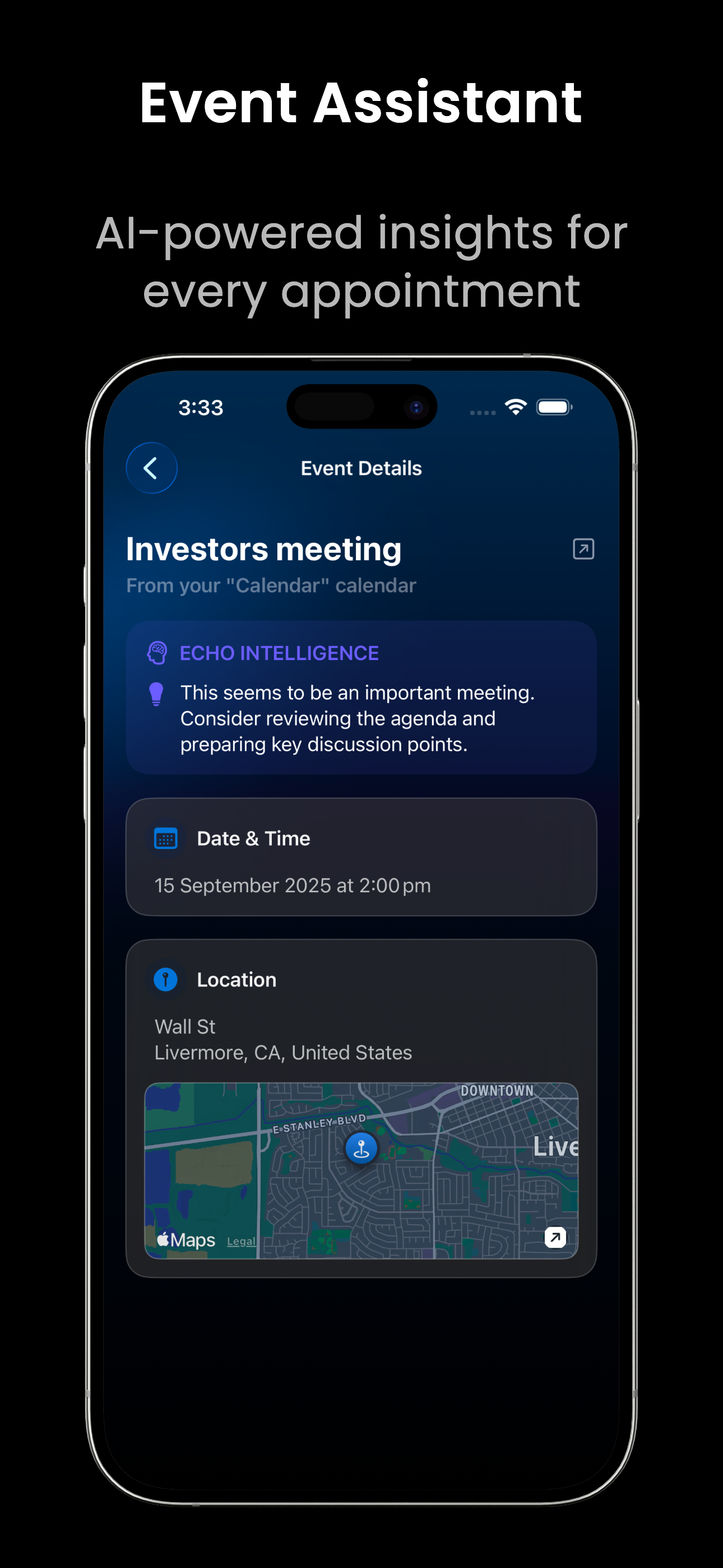 EchoDay: AI Calendar Planner