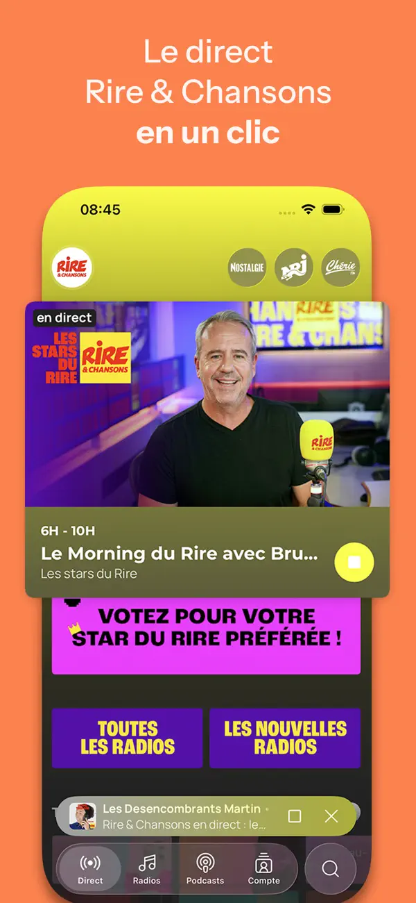 Screenshot #2 pour Rire et Chansons: Radios