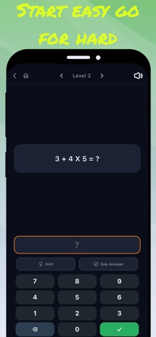 Math Puzzle: Logic & Numbers iPhone screenshot