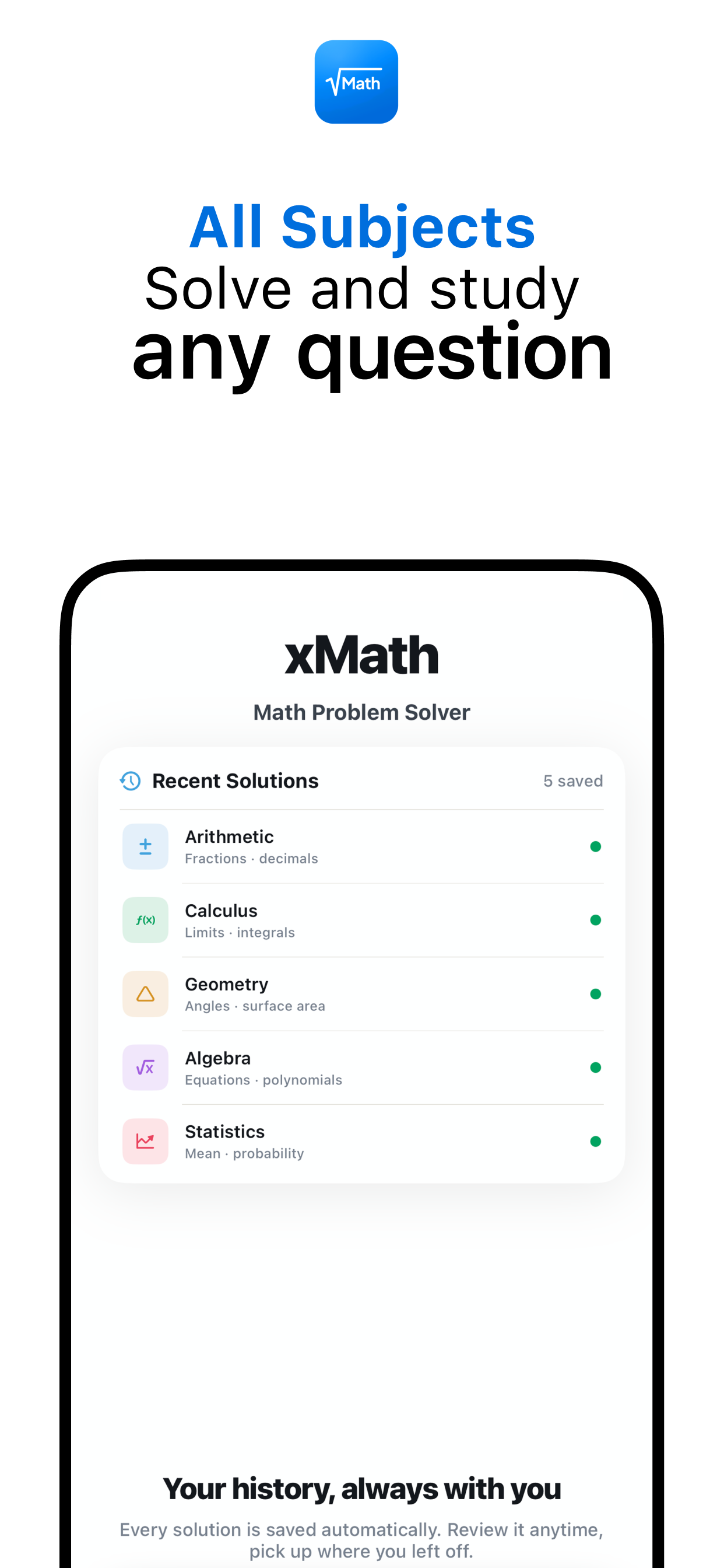 xMath- AI Math Problem Solver screenshot 3