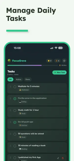 Focus Grove - Pomodoro Timer screenshot 3