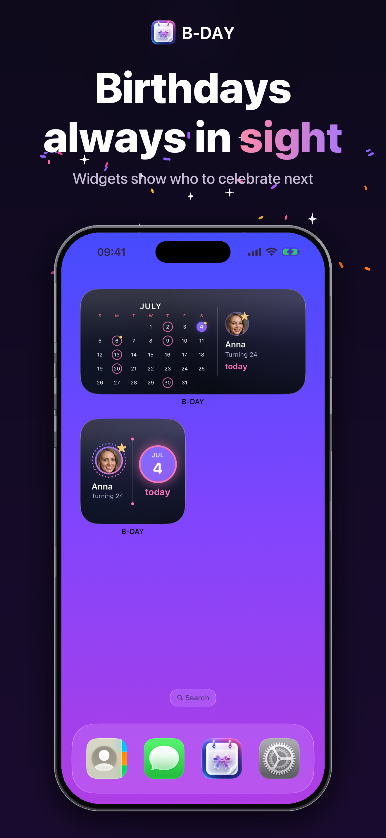 B-DAY: Birthday Organizer screenshot 8