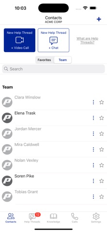 Penske Quick Connect iPhone screenshot