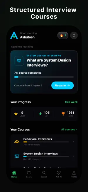 AlgoMaster: Interview Prep screenshot 1