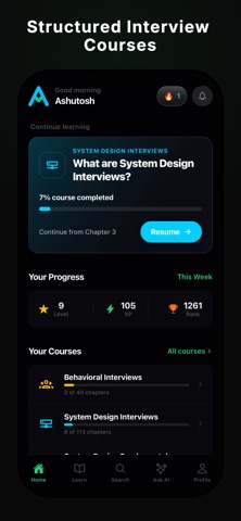 AlgoMaster: Interview Prep Screenshot 1 of 7