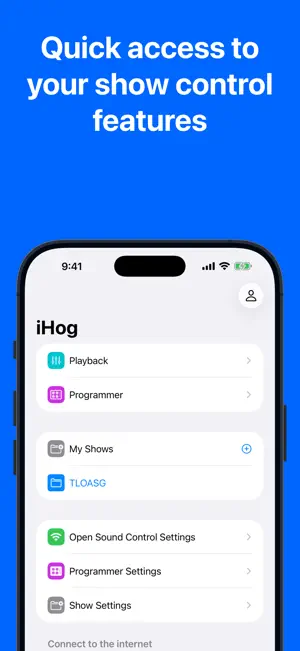 iHog - OSC Remote for Hog 4 screenshot 1