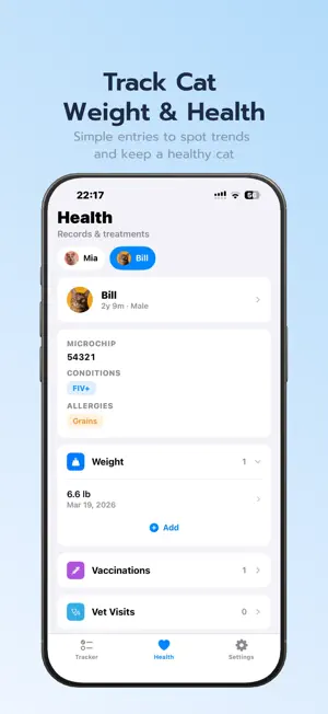 Cat Tracker - Pet Health Diary screenshot 3