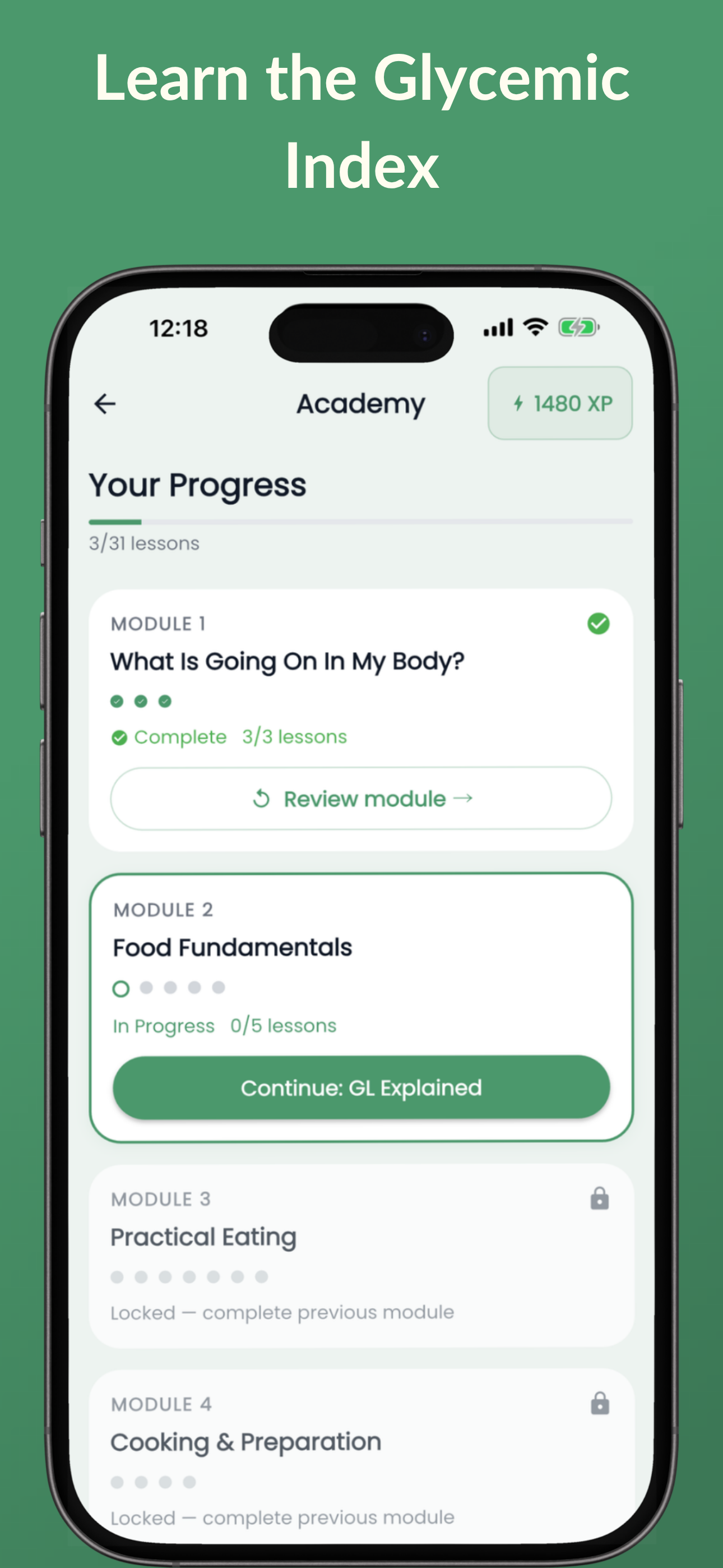 Glycemic Index Tracker LOGI screenshot 10