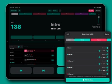 Click Me - metronome iPad screenshot