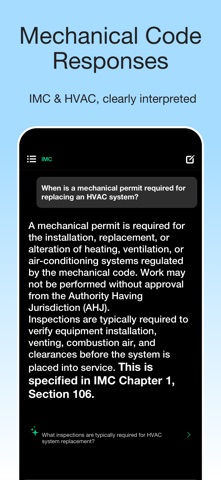 Code Snap: AI IMC & HVAC iPhone screenshot