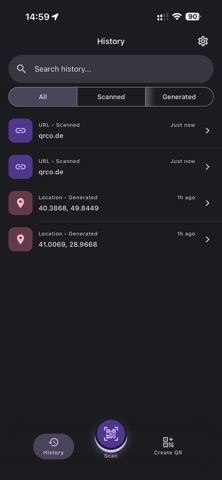 QR-Code: QR Reader And Maker Screenshot 4 of 4