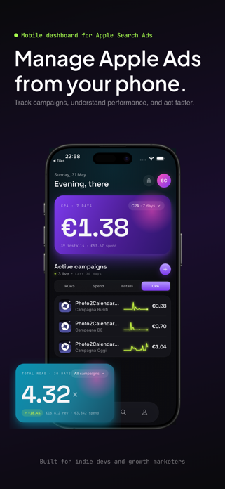 ASAPilot: Search ADS Manager Screenshot 1 of 5