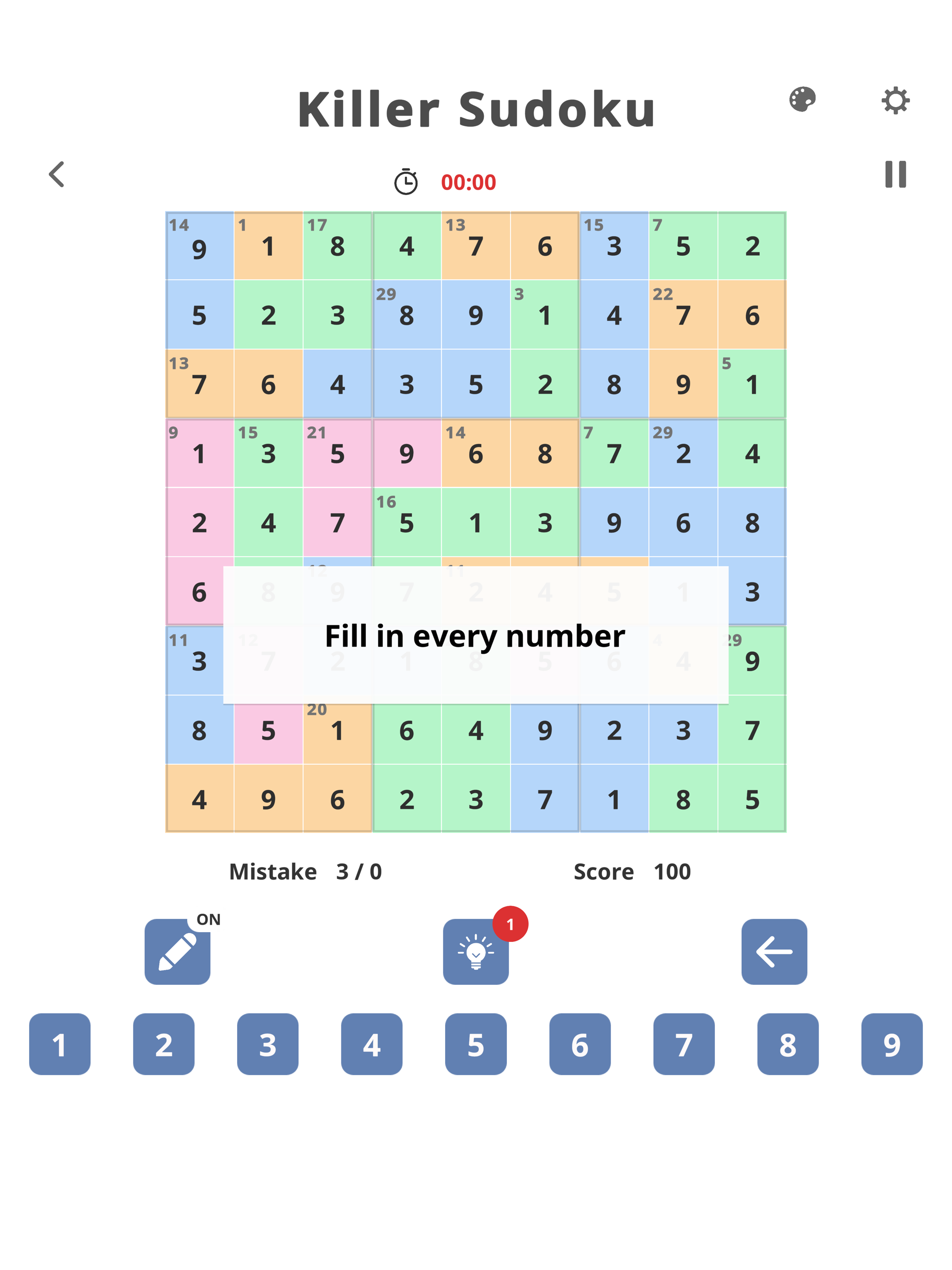 Killer Sudoku: Brain Puzzle