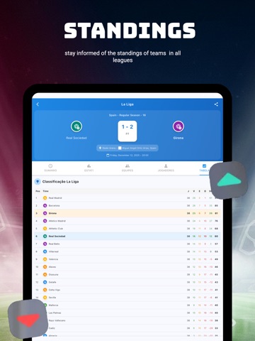 FutBR - futebol Ao Vivo iPad screenshot