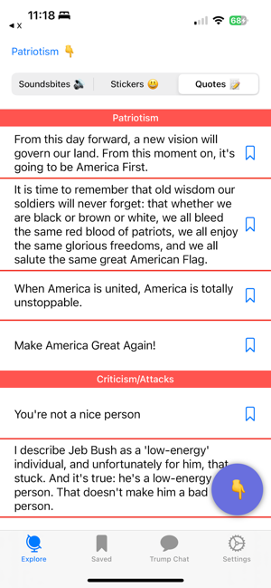 ‎Trump Social Chat Soundboard Screenshot