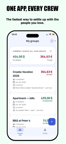 Let's Settle Up: Split Bills Screenshot 3 of 7