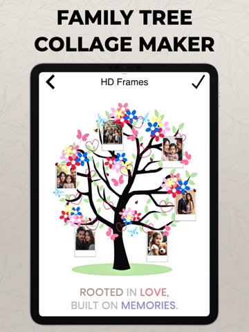 Family Tree Collage Maker iPad screenshot