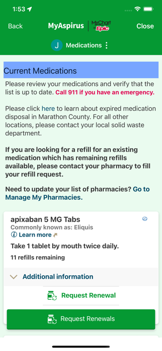 MyAspirus Screenshot 4 of 5