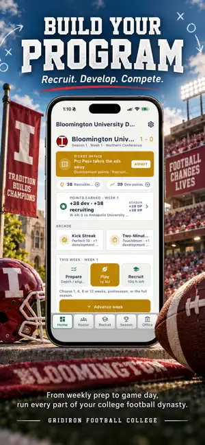 Gridiron Football College Sim screenshot 3