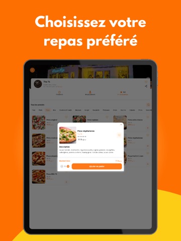 CapsaFood - Livraison de repas iPad screenshot