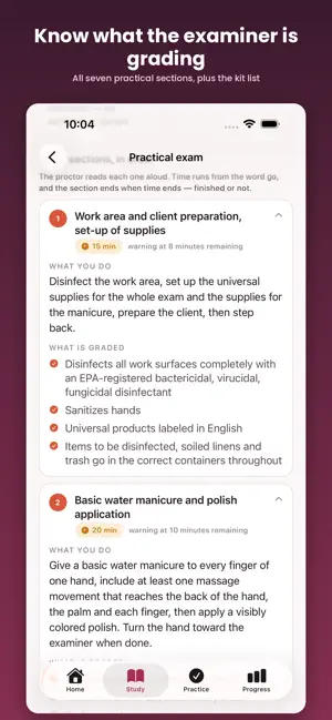 Nail Tech Theory Exam Prep screenshot 4
