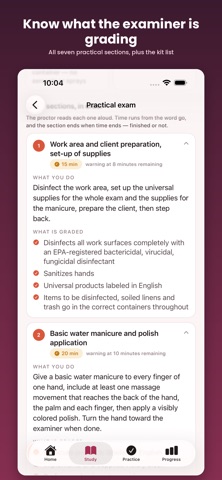 Nail Tech Theory Exam Prep screenshot 4