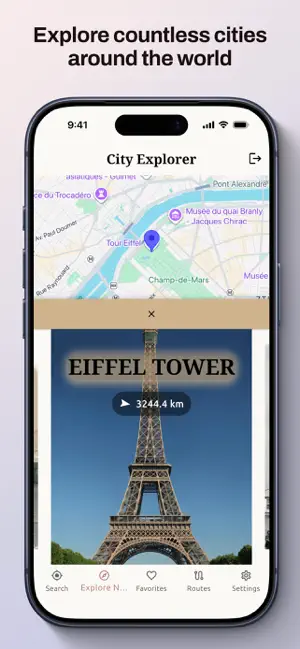 City Explorer App screenshot 1