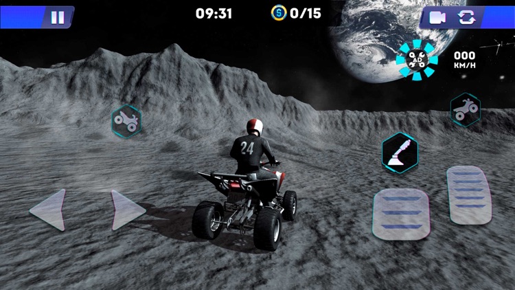 ATV Quad Moon and Earth Race