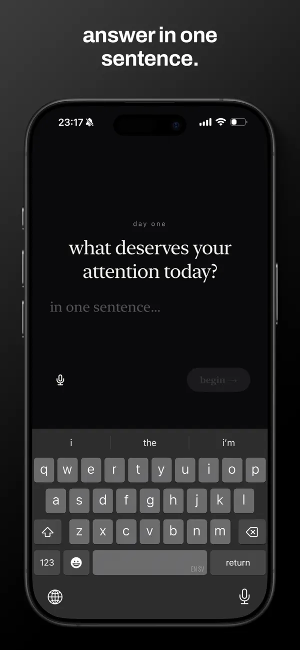 Screenshot #2 pour Be: What Matters Today