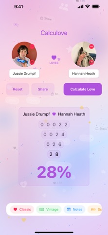Calculove screenshot