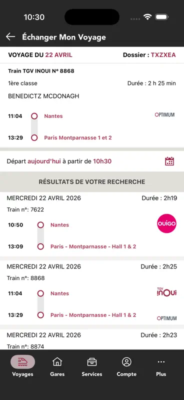 TGV INOUI PRO screenshot 8 of 9