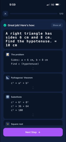 Learn Maths with Solutions Screenshot 4 of 8