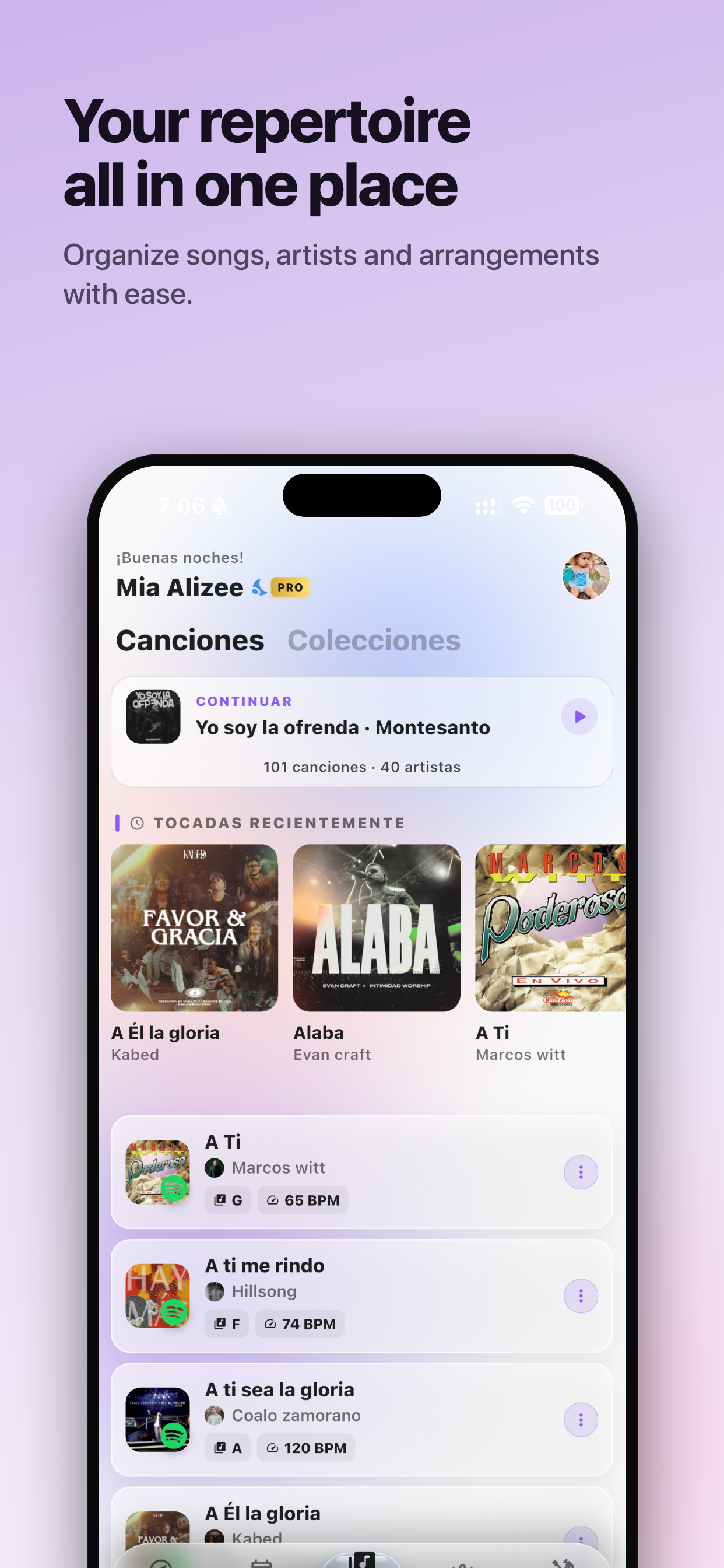 Setlio: Acordes y Setlists screenshot 5