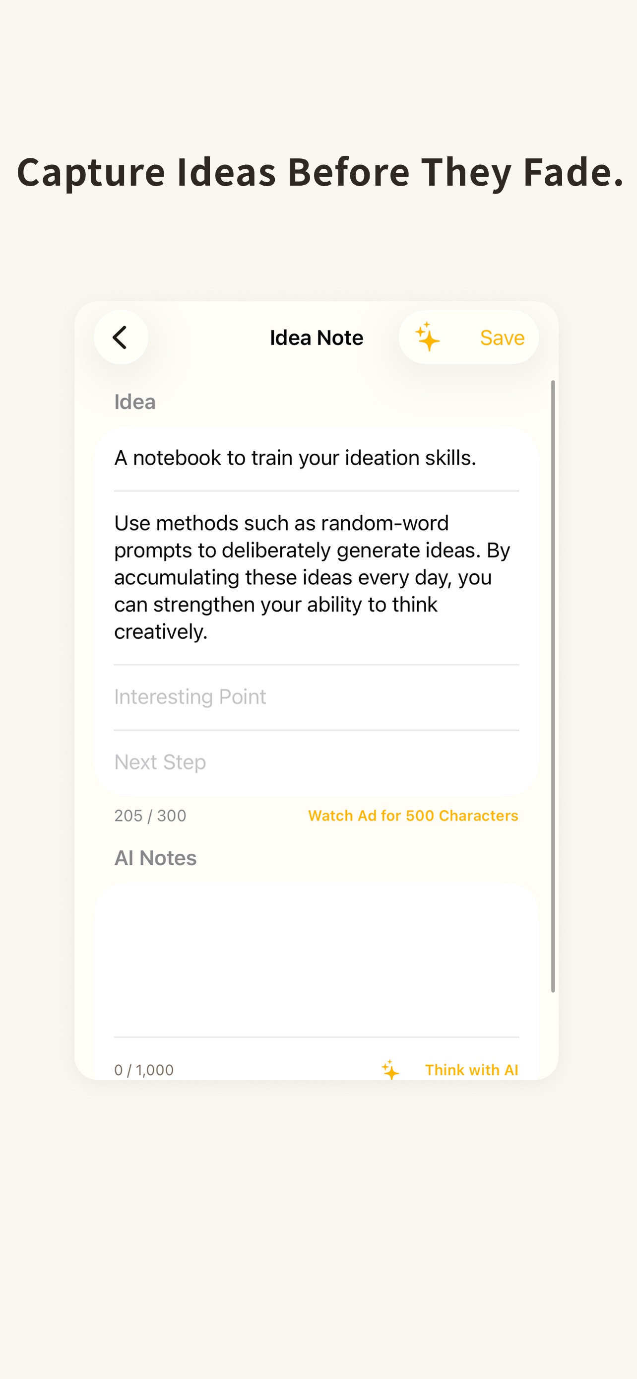 Screenshot 3 of Hirame: Idea Trainer
