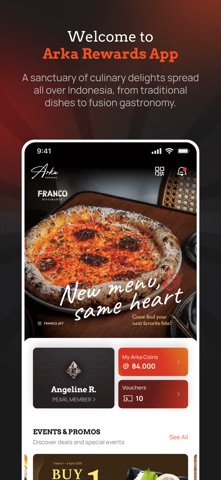 Arka Rewards iPhone screenshot 1