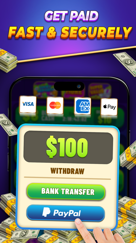Backspin Games: Win Real Money 的 App Store 截图 2
