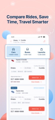 Jatri - Multimode Travel App iPhone screenshot
