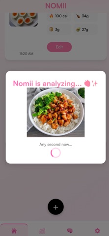 Nomii: AI Calorie Tracker screenshot
