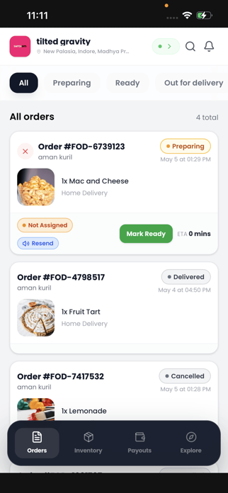 SwitchEats Partner Screenshot 2 of 4