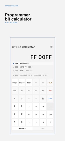 Bitwise Calculator Pro Screenshot 1 of 8